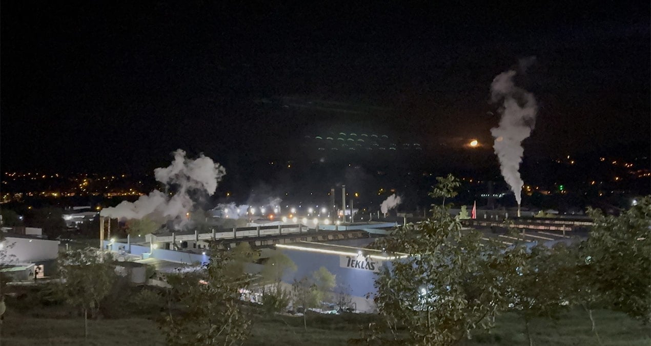 32 kisi zehirlendi fabrika alarma gecti FdQtx7l5