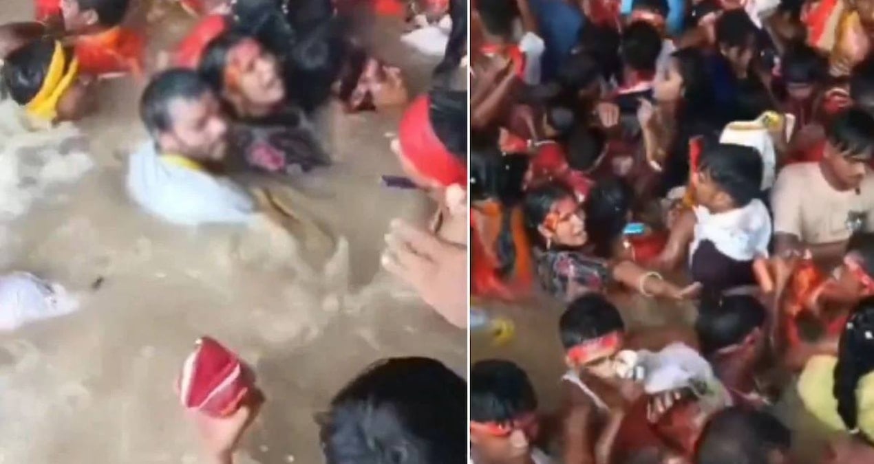 ‘Kutsal Banyo’ Festivali Kaosa Dönüştü: Kadınlar Tacize Uğradı