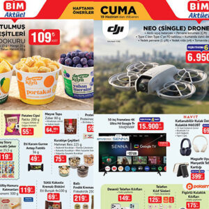 BİM AKTÜEL 16-17-19 HAZİRAN 2026 KATALOĞU – İNDİRİMLİ ÜRÜNLER AFİŞİ || Bu Hafta BİM’de Hangi Ürünler İndirimde? İşte Tam Liste ve Sayfa Sayfa Bim Aktüel Broşürü Drone Getiriyor