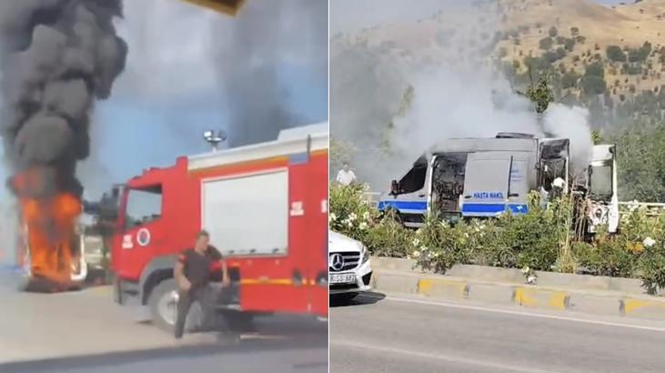 Alev alan hasta nakil aracinda can pazari soforun dikkati hayat kurtardi MXuquCPg